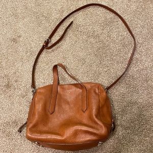 Tan fossil crossbody